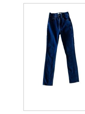 Abercrombie & Fitch Women’s Straight Leg Jeans - Dark Blue Denim